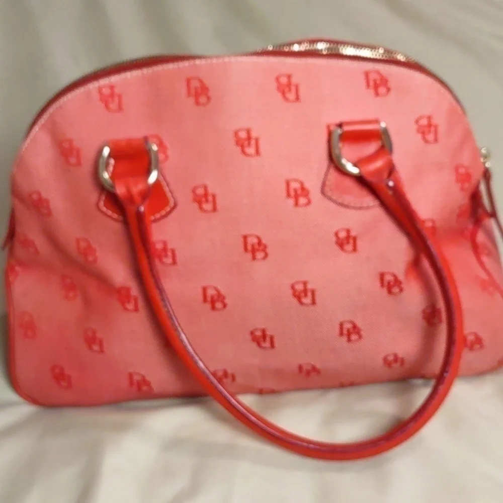 Dooney & Bourke Red Domed Zip Zip Satchel